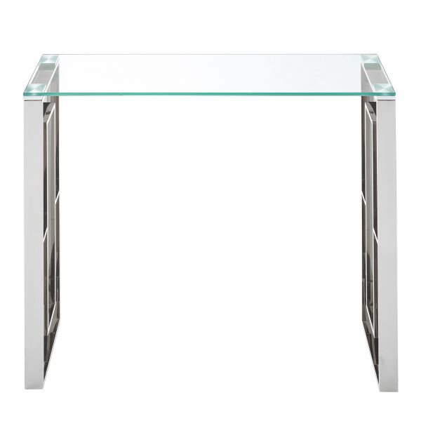 Eros Console/Desk in Silver